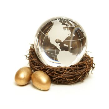 The world rests in the nurture of a wealthy nest for global finance concepts.