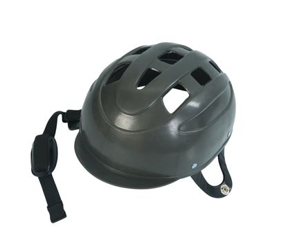 Protective helmet for skateboarding or bicycle riding over white