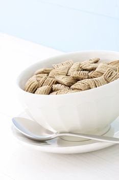 Delicious and nutritious wheat and oats  cereal, served in a beautiful French Cafe au Lait Bowl
