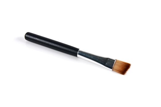 Cosmetic Brushes on white background