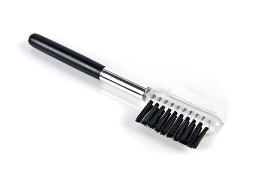 Cosmetic Brushes on white background