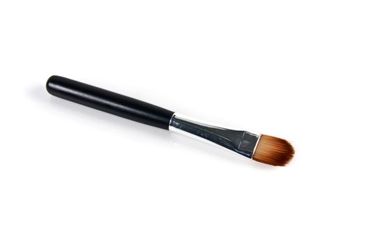 Cosmetic Brushes on white background