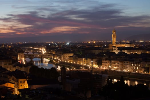 Night view of Florence