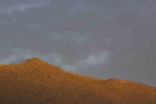 Mountain range and sky at dusk. excelletn for copyspace or backdrops.