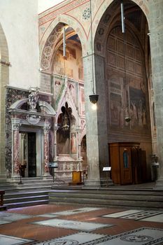 Florence - Basilica of Santa Croce. Baroncelli Chapel