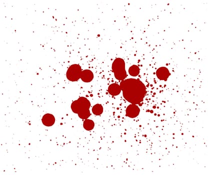 Blood Splatters Drips that can be color changed into slime or mud.