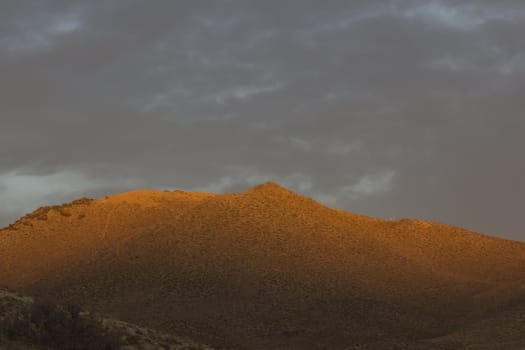 Mountain range and sky at dusk. excelletn for copyspace or backdrops.