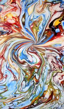 Abstract background from an oil paint
