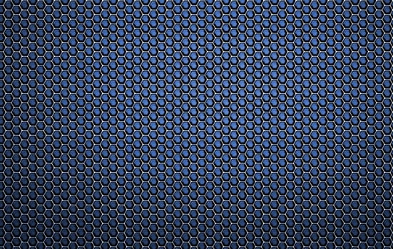 Honeycomb metal background