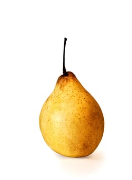 Ripe pear isolated