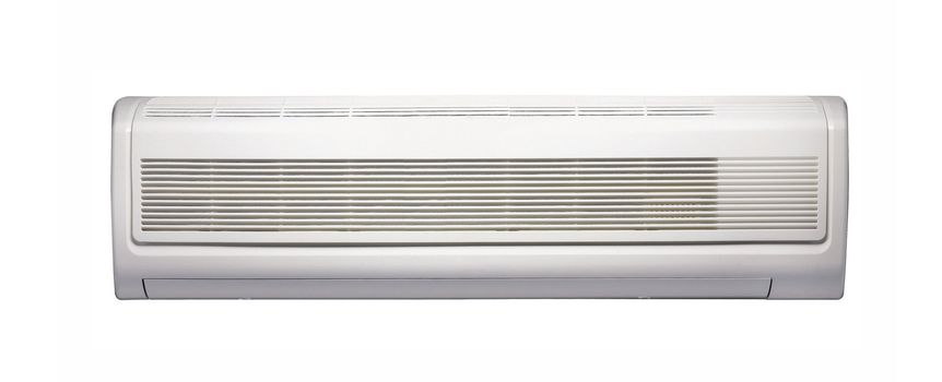 Air conditioner isolated on white