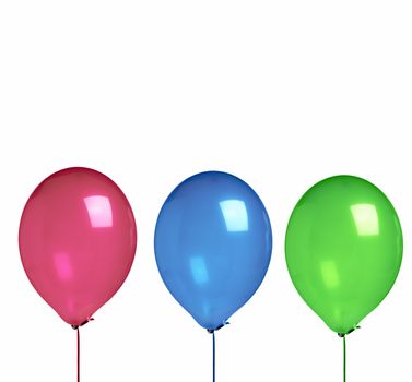 color balloons