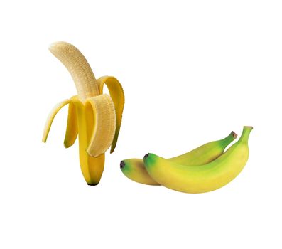 Bunch of bananas isolated