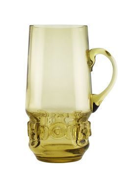 Beer glass. Isolated on a white background
