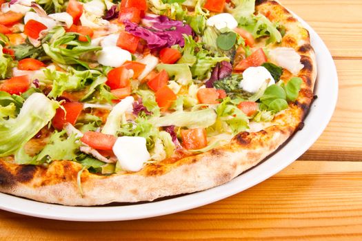 Pizza with vegetables