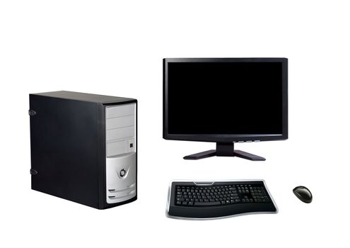 Modern computer and accessories