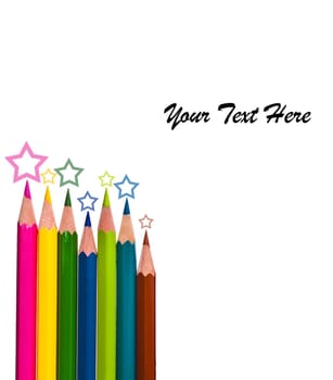 best colour pencils with stars