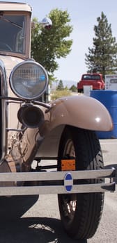 close shots of a Classic 50's American Car