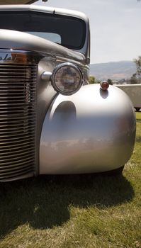 close shots of a Classic 50's American Car