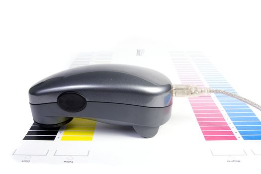 Color Management - Spectrophotometer and calibration chart