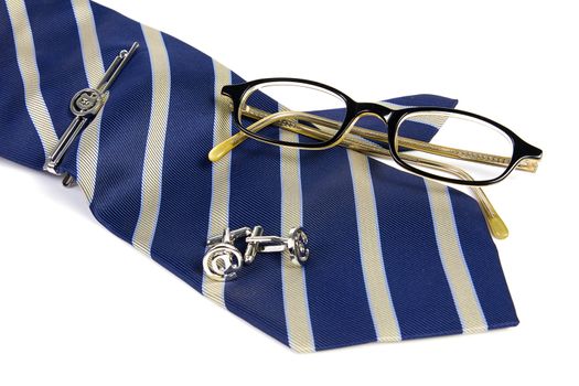Men's formalware and accessory - silkties tie clip glasses cufflinks 