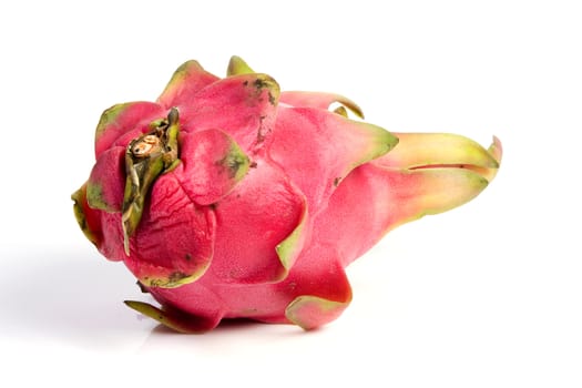 Tropical dragon fruit on isolated