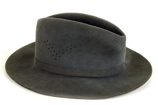 Man's hat on a light background. Sometimes carry also ladies