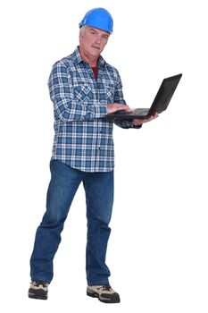 Experienced tradesman embracing technology