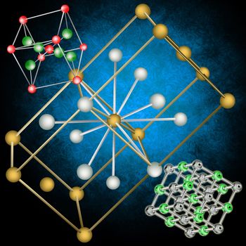 Scientific researches in the field of a structure of molecular crystal lattices