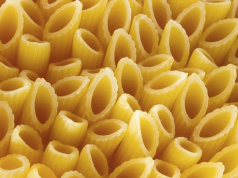 close up of penne pasta food background