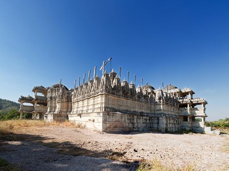 Sheth Anandji kalyanji Temple.  Adinath Temple, Jain Temple, Ranakpur, Pali District, Udaipur, Rajasthan, India, Asia
