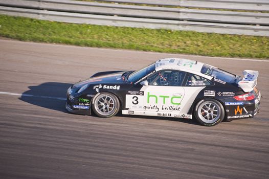 ZANDVOORT, THE NETHERLANDS - OCTOBER 10:  Phil Bastiaans in his GT4 Porsche at Formido Finale Races at Circuit Park Zandvoort in Zandvoort, The Netherlands on October 10, 2010