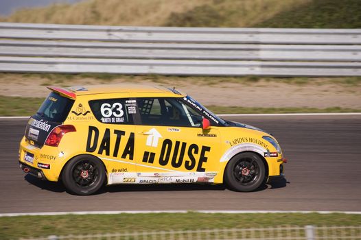 ZANDVOORT, THE NETHERLANDS - OCTOBER 10:  Martin de Graaf in his Suzuki Swift at Formido Finale Races at Circuit Park Zandvoort in Zandvoort, The Netherlands on Oktober 10, 2010