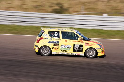 ZANDVOORT, THE NETHERLANDS - OCTOBER 10:  Peter Schreurs in his Suzuki Swift at Formido Finale Races at Circuit Park Zandvoort in Zandvoort, The Netherlands on October 10, 2010