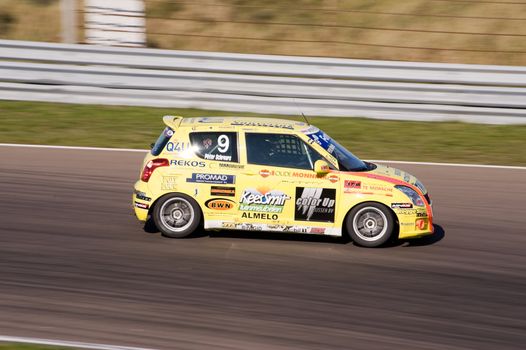 ZANDVOORT, THE NETHERLANDS - OCTOBER 10:  Peter Schreurs in his Suzuki Swift at Formido Finale Races at Circuit Park Zandvoort in Zandvoort, The Netherlands on October 10, 2010