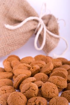 Pepernoten (gingernuts) Dutch biscuits specialty for Sinterklaas holliday