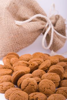 Pepernoten (gingernuts) Dutch biscuits specialty for Sinterklaas holliday