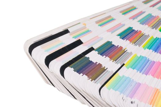 Printers Color guide with swatches