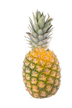 Nice and fresh pineapple on white