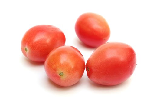 Group of tomato isolated on white background