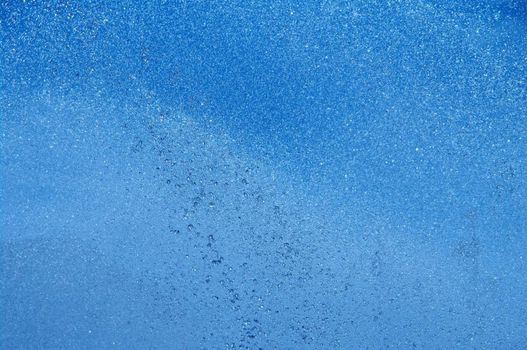 rainfall water drops in the blue sky