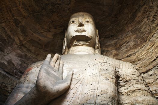 Buddha statue in Yungang Caves (China)