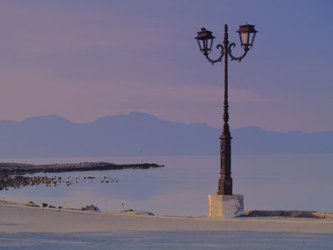 Lantern at the sea