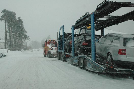 Winter in Larvik, Vestfold, Norway. 
( 2005/2006. )