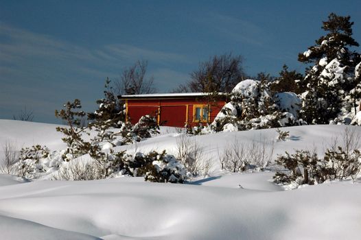 Winterlandscape from Larvik, Norway.