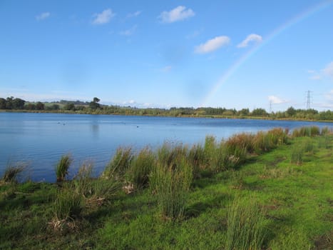Lake at Hoveringham Nottinghamshire England