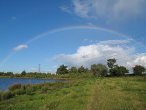 Lake at Hoveringham Nottinghamshire England