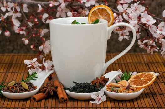 Healthy herbal tea