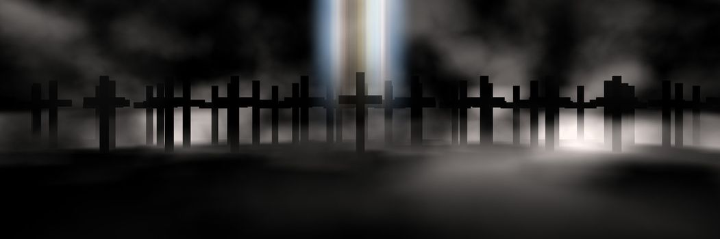 holy cross 3d abstract religion concept