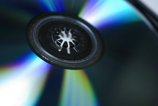 Macro of recordable disc for PC.